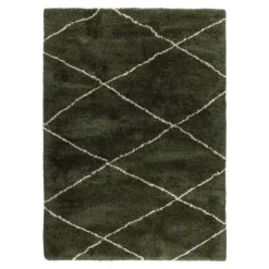 Hoogpolige Vloerkleden-Interieur05 berber vloerkleed Nea groen/cream - 330 x 240 cm