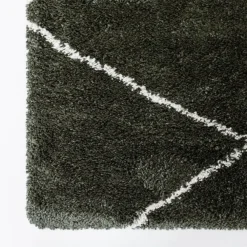Hoogpolige Vloerkleden-Interieur05 berber vloerkleed Nea groen/cream - 330 x 240 cm