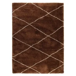 Vloerkleden|Hoogpolige Vloerkleden-Interieur05 berber vloerkleed Nea roest/creme - 190 x 135 cm
