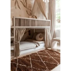 Vloerkleden|Hoogpolige Vloerkleden-Interieur05 berber vloerkleed Nea roest/creme - 190 x 135 cm