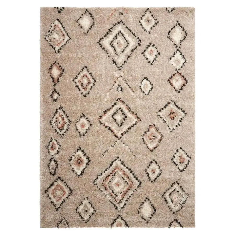 Interieur05 Berber Vloerkleed Ikat grijs/beige - 230 x 160 cm