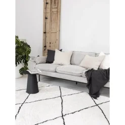 Hoogpolige Vloerkleden-Interieur05 berber vloerkleed Nea wit/zwart - 230 x 160 cm