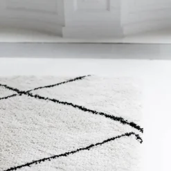 Hoogpolige Vloerkleden-Interieur05 berber vloerkleed Nea wit/zwart - 230 x 160 cm