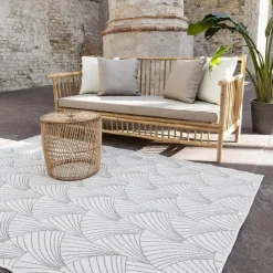 Buiten Vloerkleden|Buiten Vloerkleden-Interieur05 Buitenkleed Deco bruin/grijs - 230 x 160 cm