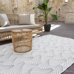 Buiten Vloerkleden|Buiten Vloerkleden-Interieur05 Buitenkleed Deco bruin/grijs - 230 x 160 cm