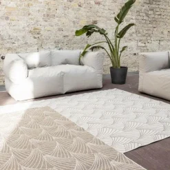 Buiten Vloerkleden|Buiten Vloerkleden-Interieur05 Buitenkleed Deco bruin/grijs - 230 x 160 cm
