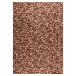 Buiten Vloerkleden|Buiten Vloerkleden-Interieur05 Buitenkleed Deco roest/wit - 340 x 240 cm