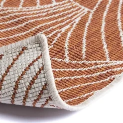 Buiten Vloerkleden|Buiten Vloerkleden-Interieur05 Buitenkleed Deco roest/wit - 340 x 240 cm