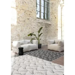 Buiten Vloerkleden|Buiten Vloerkleden-Interieur05 Buitenkleed Deco zwart/wit - 230 x 160 cm