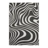 Buiten Vloerkleden|Buiten Vloerkleden-Interieur05 Buitenkleed Swirl Zwart - 290 x 200 cm