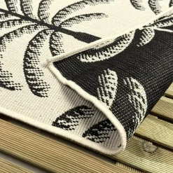 Buiten Vloerkleden|Buiten Vloerkleden-Interieur05 buitenkleed zwart/wit Oase - 340 x 240 cm