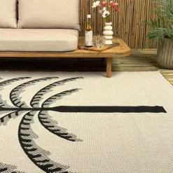 Buiten Vloerkleden|Buiten Vloerkleden-Interieur05 buitenkleed zwart/wit Breeze - 340 x 240 cm