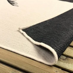 Interieur05 buitenkleed zwart/wit Breeze - 290 x 200 cm