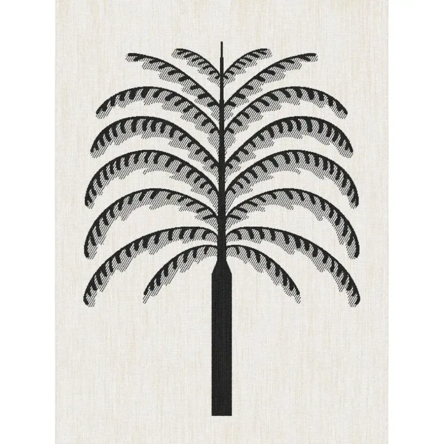 Interieur05 buitenkleed zwart/wit Breeze - 230 x 160 cm