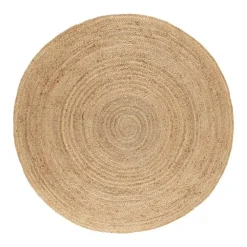 Vloerkleden|Jute Vloerkleden-Interieur05 EVA Interior rond vloerkleed Jute naturel - 150 x 150 cm