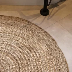 Vloerkleden|Jute Vloerkleden-Interieur05 EVA Interior rond vloerkleed Jute naturel - 150 x 150 cm