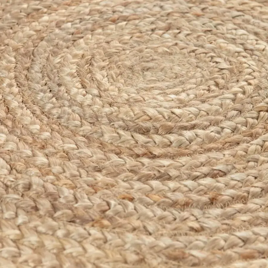 Vloerkleden|Jute Vloerkleden-Interieur05 EVA Interior rond vloerkleed Jute naturel - 150 x 150 cm