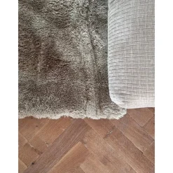 Hoogpolige Vloerkleden-Interieur05 Hoogpolig vloerkleed Odelia beige/wit - 160 x 230 cm