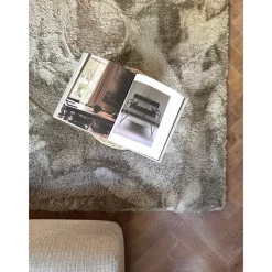 Hoogpolige Vloerkleden-Interieur05 Hoogpolig vloerkleed Odelia beige/wit - 160 x 230 cm