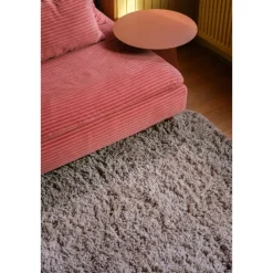 Interieur05 hoogpolig vloerkleed polyester Pilo groen/beige - 340 x 240 cm