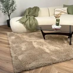 Hoogpolige Vloerkleden-Interieur05 hoogpolig vloerkleed Furr bruin - 80 x 140 cm