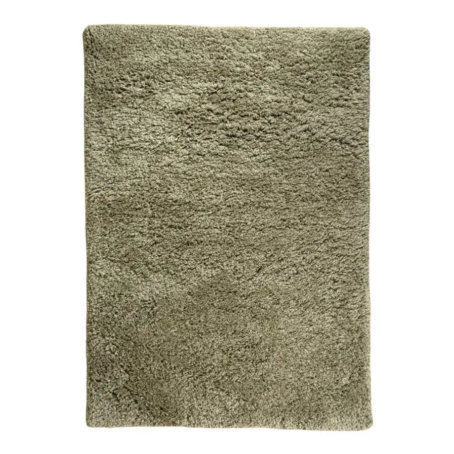 Interieur05 hoogpolig vloerkleed polyester Pilo groen - 340 x 240 cm