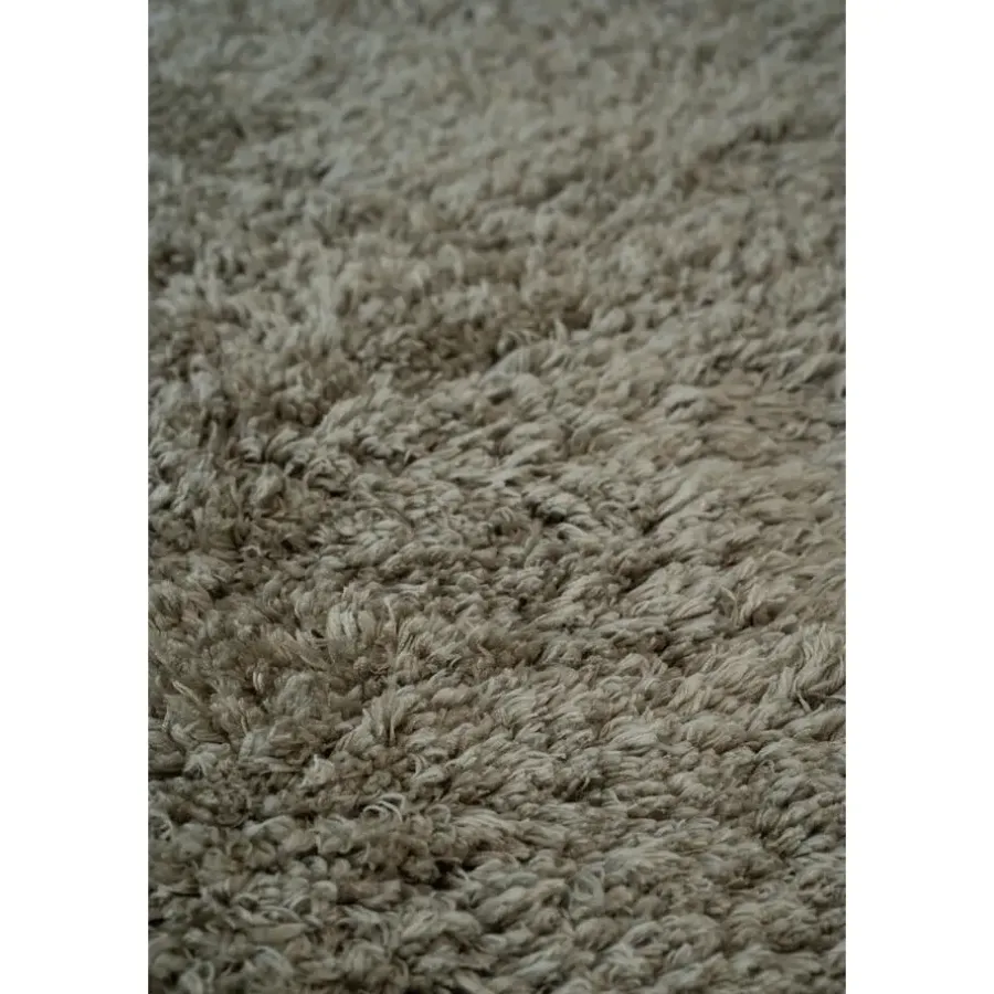 Interieur05 hoogpolig vloerkleed polyester Pilo groen - 340 x 240 cm