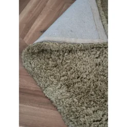 Interieur05 hoogpolig vloerkleed polyester Pilo groen - 340 x 240 cm