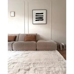 Vloerkleden|Hoogpolige Vloerkleden-Interieur05 hoogpolig vloerkleed Furr beige - 80 x 140 cm