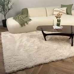 Vloerkleden|Hoogpolige Vloerkleden-Interieur05 hoogpolig vloerkleed Furr beige - 80 x 140 cm