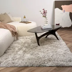 Hoogpolige Vloerkleden-Interieur05 Hoogpolig vloerkleed Nika Ivoor - 240 x 340 cm