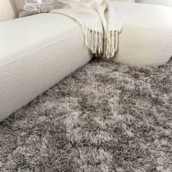 Hoogpolige Vloerkleden-Interieur05 Hoogpolig vloerkleed Nika Antraciet - 240 x 340 cm