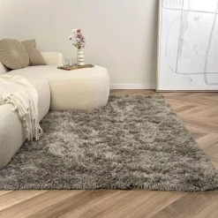 Hoogpolige Vloerkleden-Interieur05 Hoogpolig vloerkleed Nika Antraciet - 240 x 340 cm