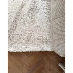 Interieur05 hoogpolig vloerkleed Furr beige - 160 x 230 cm