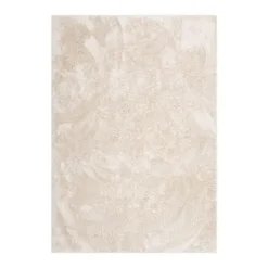 Interieur05 Hoogpolig vloerkleed Odelia beige/wit - 160 x 230 cm