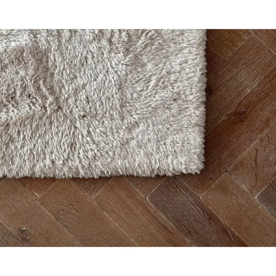 Vloerkleden|Hoogpolige Vloerkleden-Interieur05 Hoogpolig vloerkleed Odelia beige/wit - 240 x 330 cm