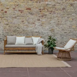 Interieur05 Jute buitenkleed naturel border - 230 x 160 cm