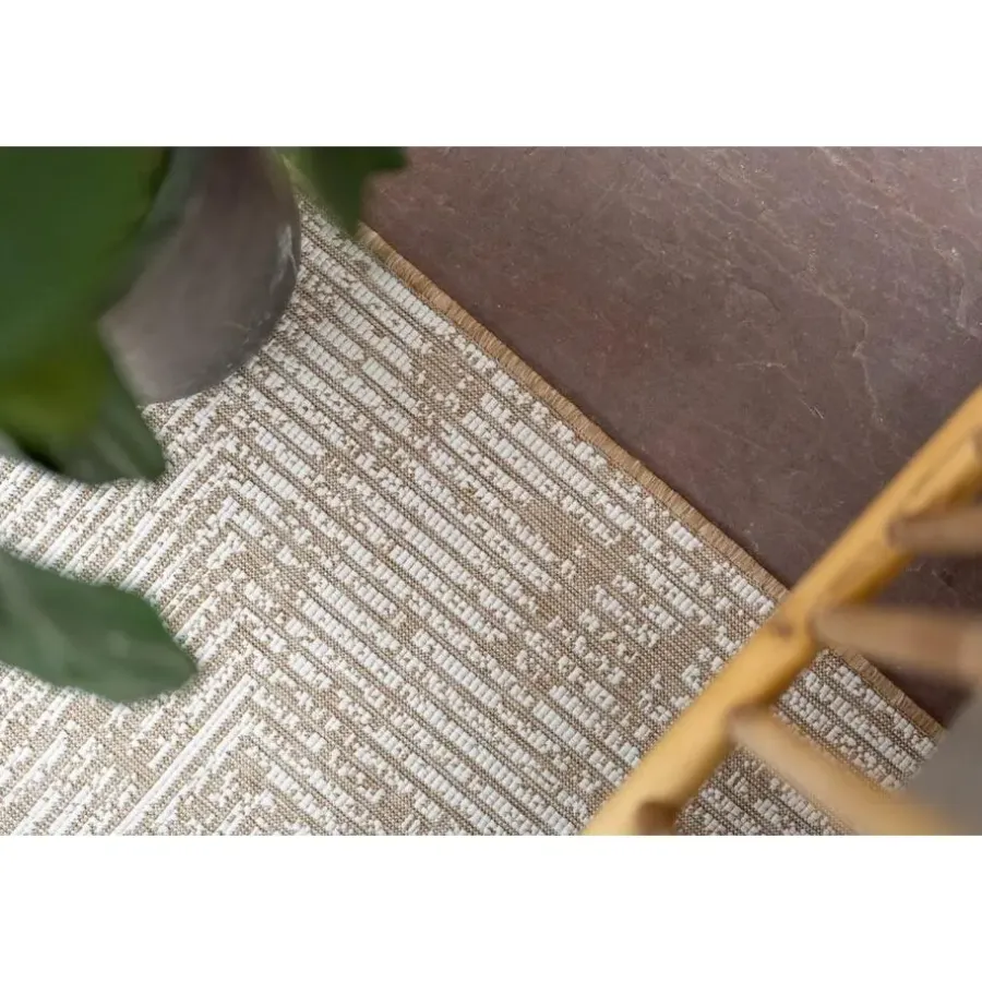 Buiten Vloerkleden|Buiten Vloerkleden-Interieur05 Jute buitenkleed naturel lines - 340 x 240 cm