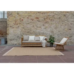 Interieur05 Jute buitenkleed naturel border - 290 x 200 cm