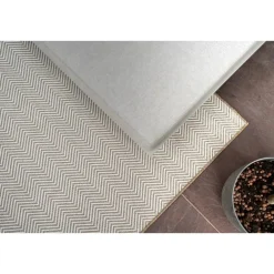 Buiten Vloerkleden|Buiten Vloerkleden-Interieur05 Jute buitenkleed naturel zigzag - 380 x 280 cm