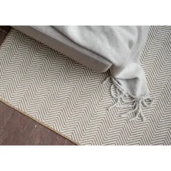 Buiten Vloerkleden|Buiten Vloerkleden-Interieur05 Jute buitenkleed naturel zigzag - 380 x 280 cm