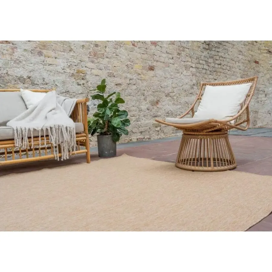 Interieur05 Jute buitenkleed naturel uni - 290 x 200 cm