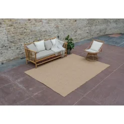 Buiten Vloerkleden|Buiten Vloerkleden-Interieur05 Jute buitenkleed naturel uni - 380 x 280 cm
