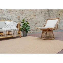 Buiten Vloerkleden|Buiten Vloerkleden-Interieur05 Jute buitenkleed naturel uni - 380 x 280 cm