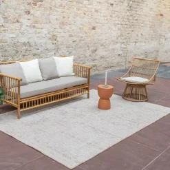Buiten Vloerkleden|Buiten Vloerkleden-Interieur05 Jute buitenkleed naturel lines - 380 x 280 cm