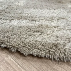 Interieur05 organisch hoogpolig vloerkleed Furr Stone bruin - 160 x 230 cm