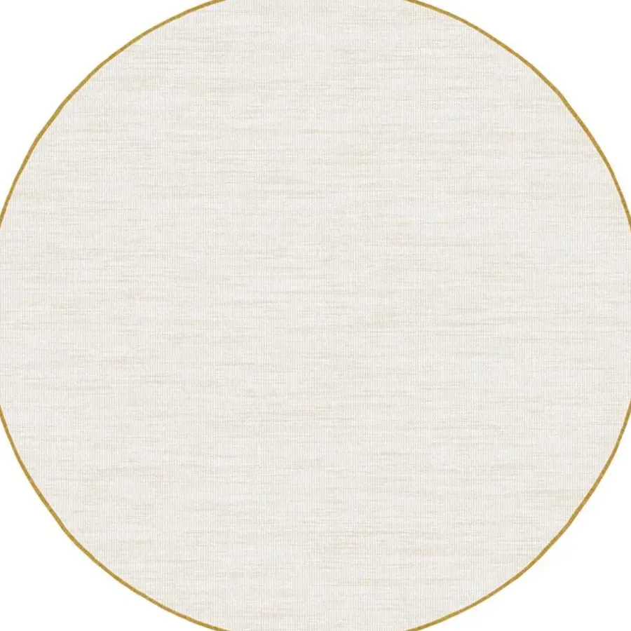 Interieur05 rond buitenkleed geel/okergeel Tone - 200 x 200 cm