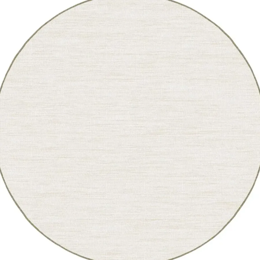 Buiten Vloerkleden|Buiten Vloerkleden-Interieur05 rond buitenkleed linnen Tone - 240 x 240 cm