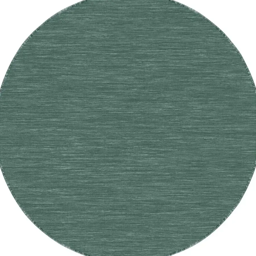 Interieur05 rond buitenkleed groen Tone - 240 x 240 cm