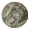 Ronde Vloerkleden-Interieur05 Rond Hoogpolig vloerkleed Odelia beige/wit - 200 x 200 cm